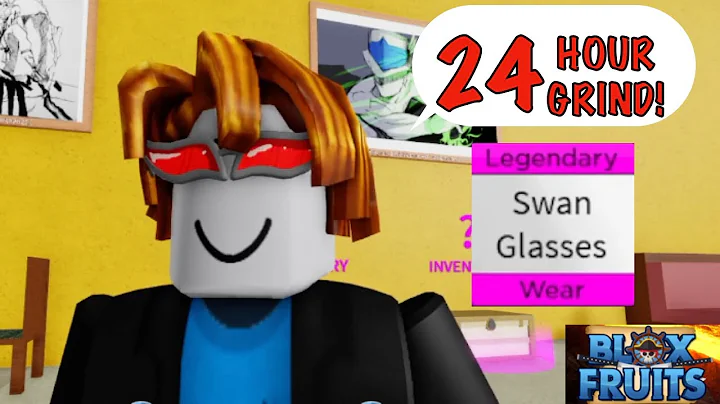 Grinding Legendary Swan Glasses for 24hours | Blox...