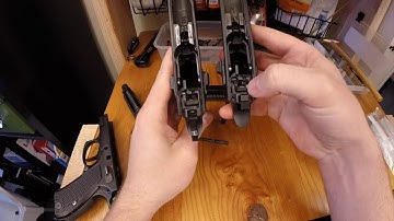 CZ 75 SP-01 - Manual Safety - How To - Remove Firing Pin Block System