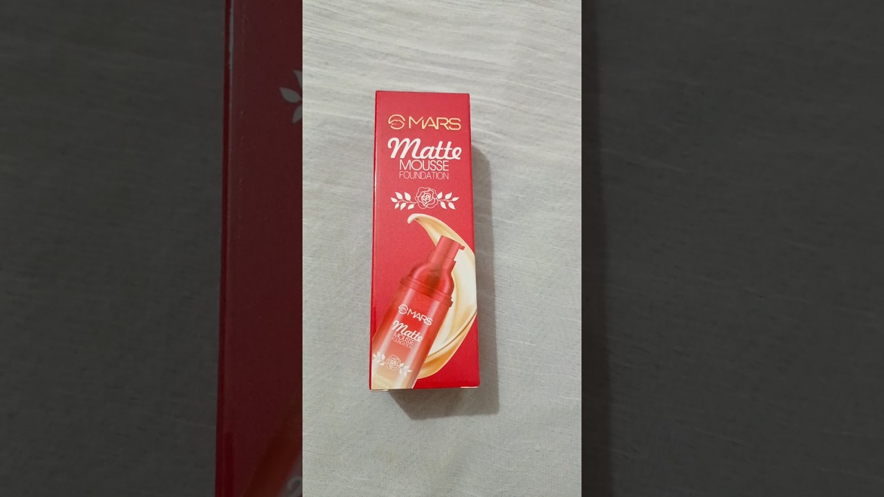 Mars Matte Mousse foundation|Review 👍 