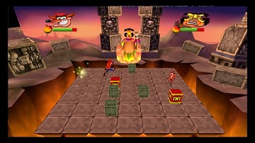 Crash Bash Warp Room 1 Boss Papu Papu