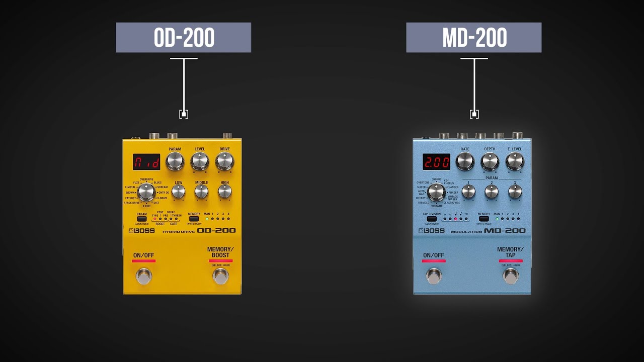 BOSS / OD-200 & MD-200【デジマート・マガジン製品レビュー】