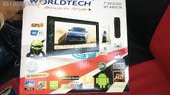 Worldtech car stereo wt-A800/18  unboxing and how to wire //hindi// 