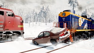 Realistic Train Crashes 5 | BeamNG.drive