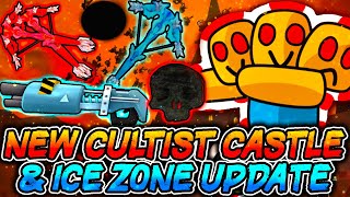New CULTIST CASTLE & ICE ZONE update in Survive Area 51 - Roblox