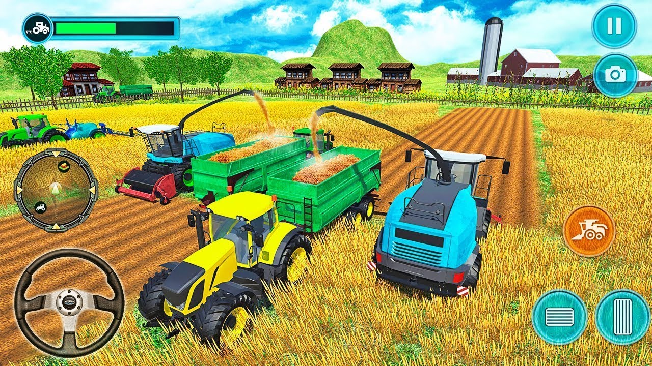 Agricultura de tratores: Simulador 3D