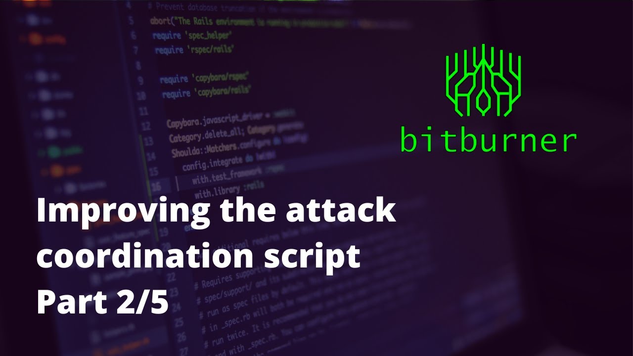 Improving the attack coordination script P 2/5 - Bitburner #34 - YouTube