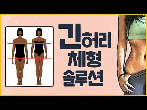 긴허리 운동솔루션! 아시안체형? (몸통관리 연재시리즈1편) / 제이제이 살롱드핏