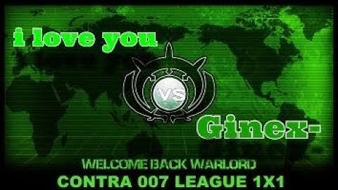 Generals Zero Hour: Contra 007 [LEAGUE 2017] - i love you vs Ginex- - FIX 3