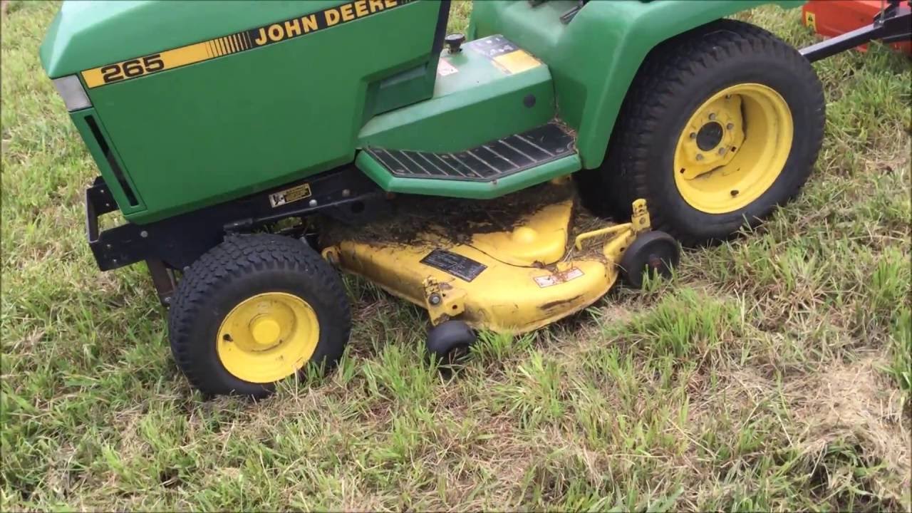 John Deere 265 Problems (first video) - YouTube