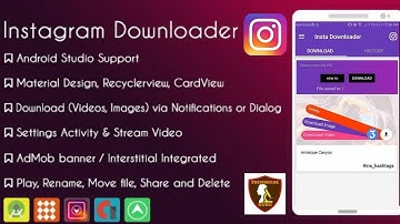 Instagram Image Video and Story Downloader Source Code With AdMob and GDPR