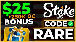Stake US Promo Code "RARE" — Get $25 Stake Cash & 250K Gold Coins!