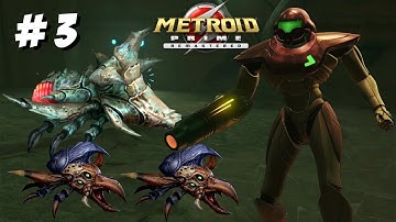 Metroid Prime Remastered Full 100% Walkthrough Part 3 Chozo Ruins Vs. Plated Beetle