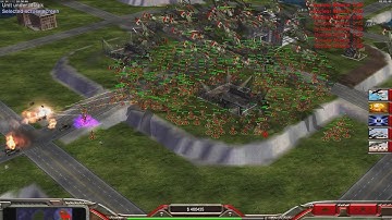 CHINA Infantry vs. 5 GLA Toxin - Command & Conquer Generals Zero Hour - 1 vs 5 HARD  Gameplay