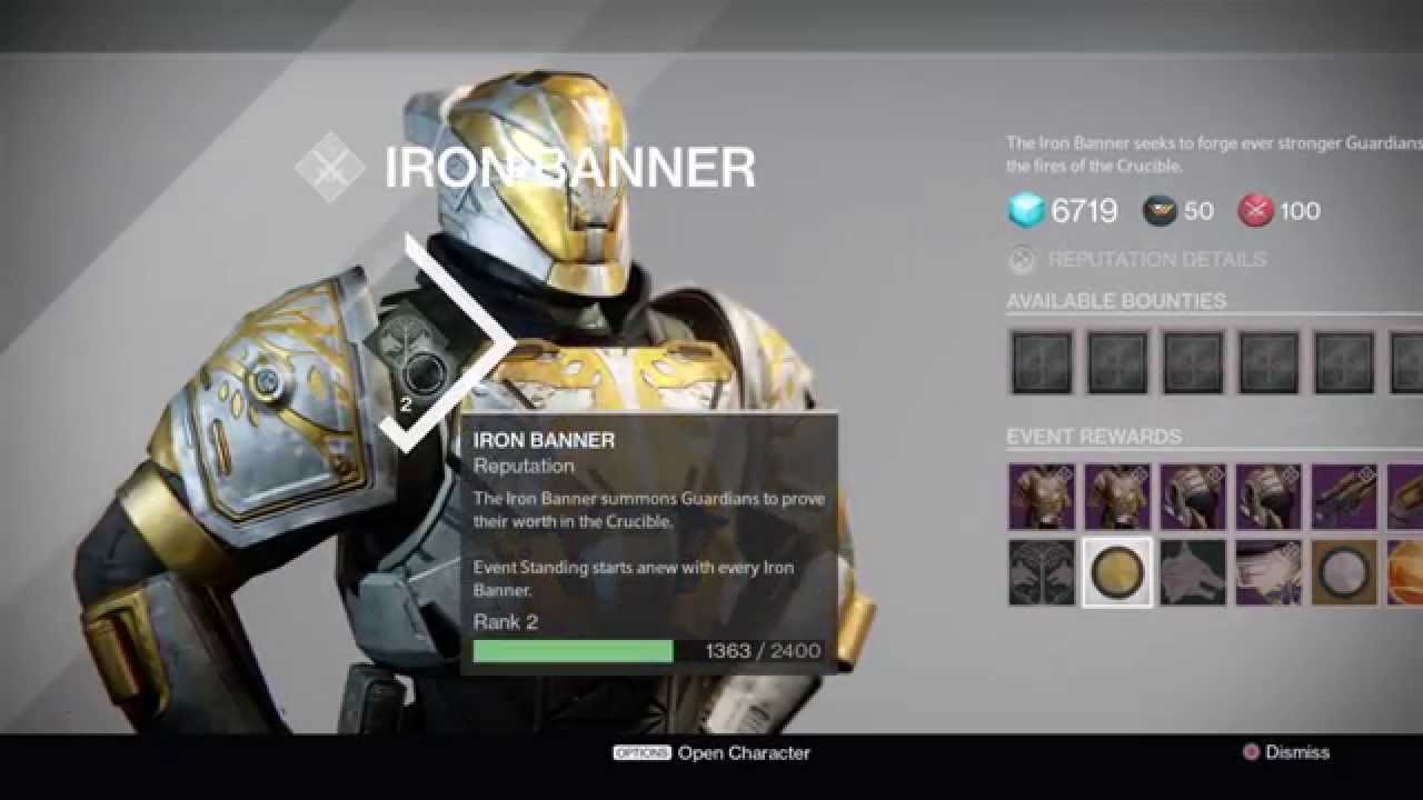 Destiny | IRON BANNER EFFECTIVE RANKING UP!!