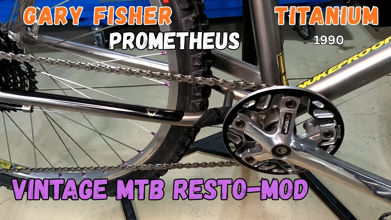 Building a vintage Gary Fisher Prometheus titanium MTN bike - YouTube