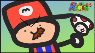 Mario And Toad Sm64 2D Animation