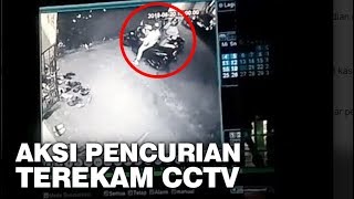 Pura-pura Ingin Salat Isya, Sejoli di Malang Tertangkap CCTV Curi Motor di Depan Masjid Al Ishlah