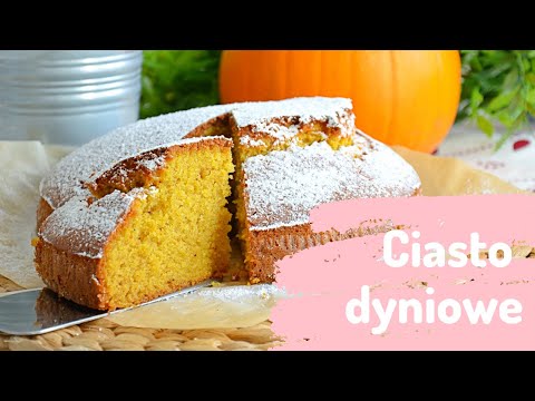 Wideo: Przepis Na Ciasto Dyniowe