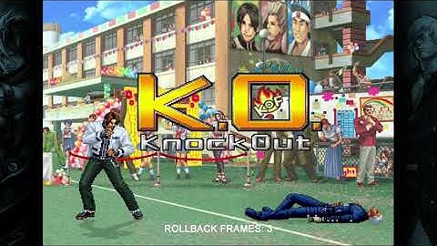 KOF 02 UM Rollback Beta matches
