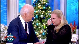 Meghan McCain Gets Emotional With Joe Biden  The View