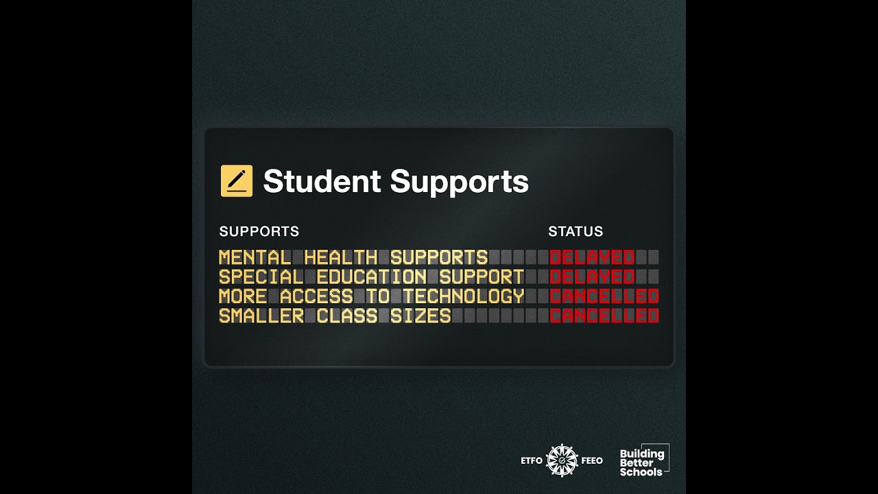 Building Better Schools - ETFO