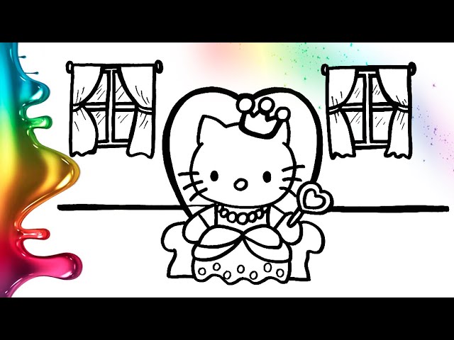 HELLO KITTY CHRISTMAS coloring book FOR KIDS: Anxiety CHRISTMAS