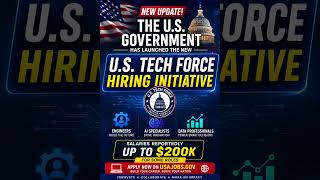 USA Government Tech Jobs 2026 | Salary Up To $200K 🇺🇸