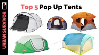 5 Top Pop Up Tents for Camping ⛺ (with super Easy Setup!)