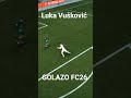 Luka Vušković GOLAZO #bayernmunich #bayernmunchen #golazo #fc26 #goal #headshot #dfbpokal #shorts