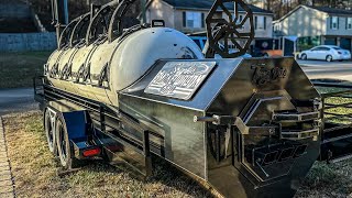 Shank's Smoke Wagon 1000 Gallon Smoker Trailer Build