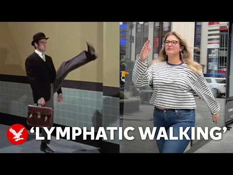 I tried 'lymphatic walking' for a month. Here's what happened.