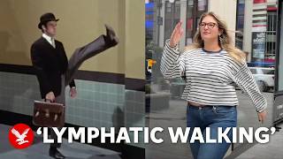 We tested out the 'lymphatic walking' TikTok trend to see if it actually works