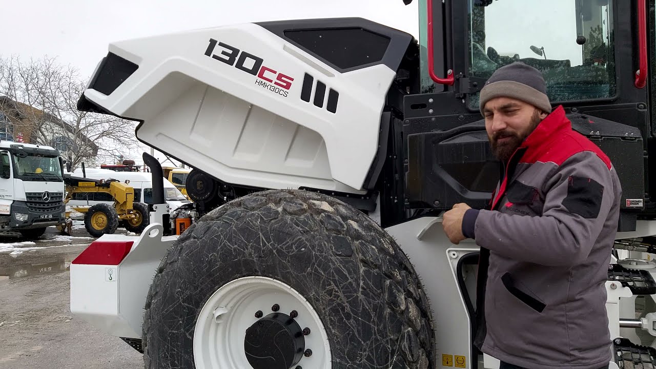 Hidromek 130CS Silindir Genel ve Kabin İçi Tanıtımı