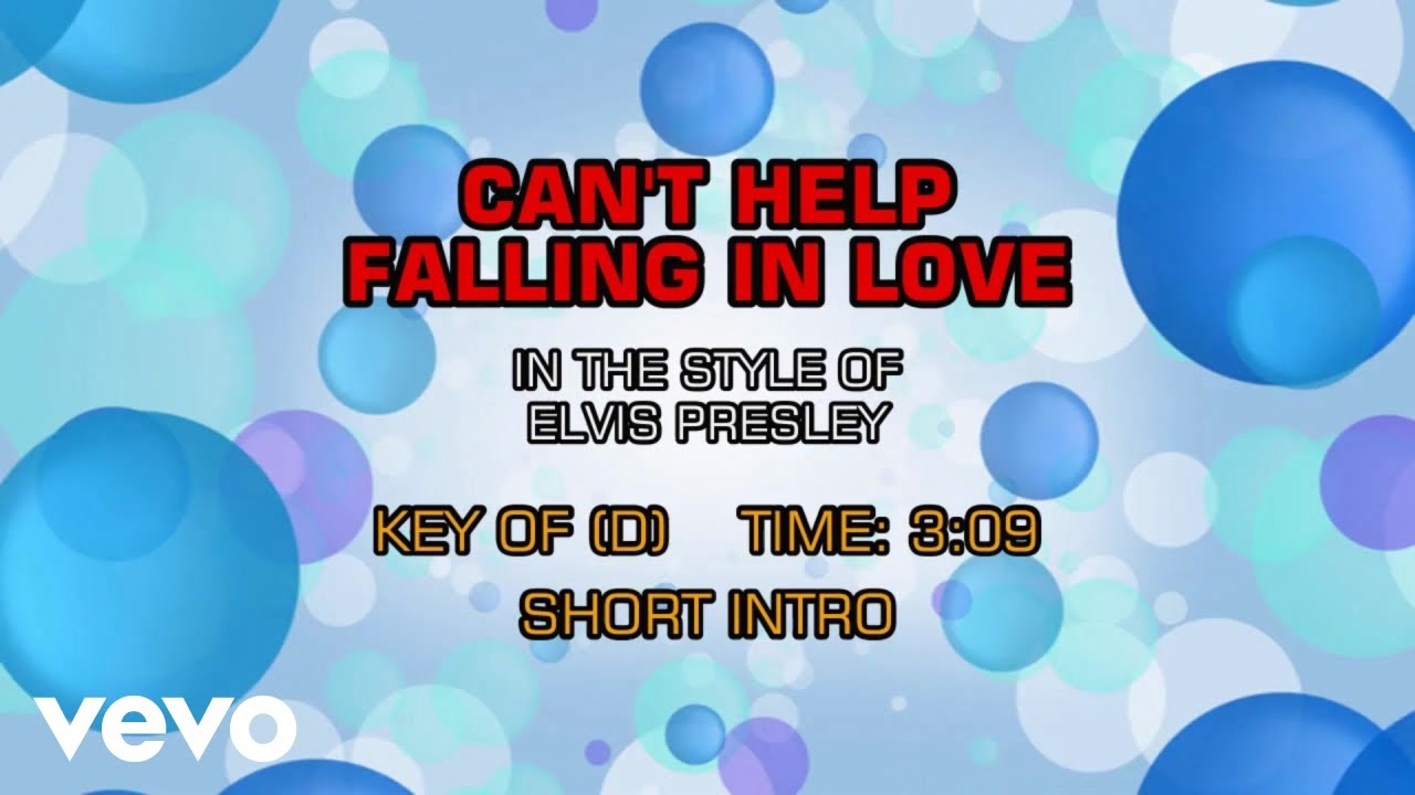 Elvis Presley - Can't Help Falling In Love (Karaoke)