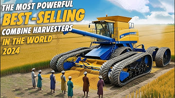 The Most Powerful & Best Selling Combine Harvesters in the World 2024