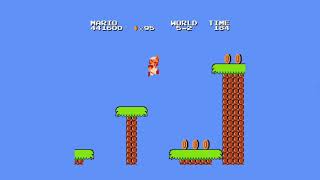 Super Mario Bros. 2: The Lost Levels (NES)5-2 All Secrets and Warp Zones