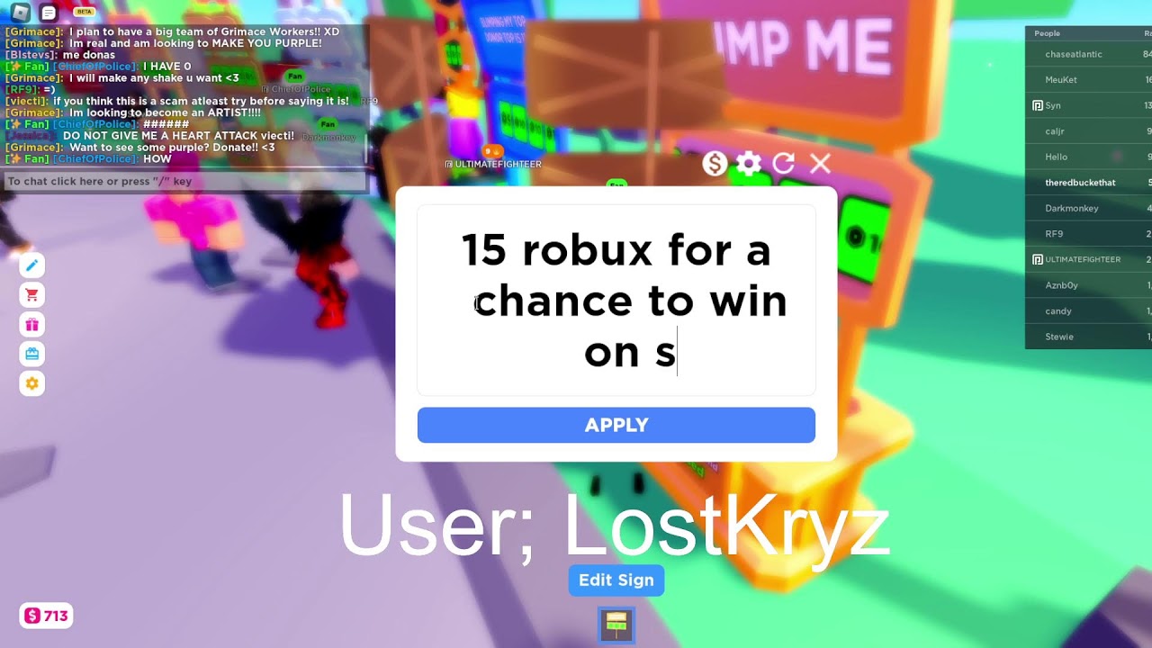 Pls donate spin the wheel youtube