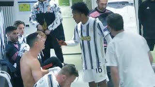 Ronaldo And Cuadrado Heated Altercation During Ucl Match Juventus Vs Porto