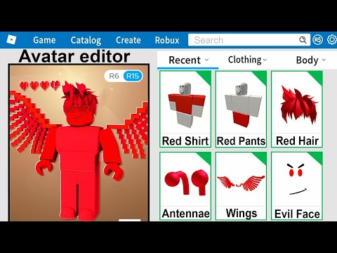 USING ONLY ONE COLOR TO MAKE A ROBLOX CHRACTER! - YouTube