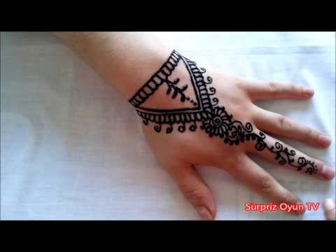 hint kınası nasıl yapılır/indian henna designs/kına tasarımı