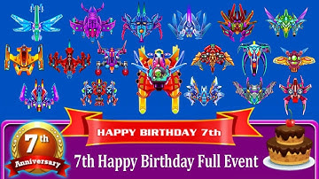 Galaxy Attack: Alien Shooter | 7th Happy Birthday Full Event 2023 Review | By Apache Gamers Official