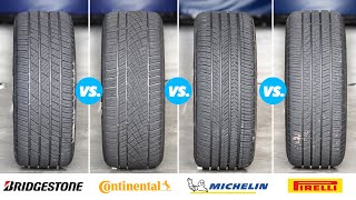 Michelin vs Continental vs Bridgestone vs Pirelli - The BEST Ultra High Performance All Season Tires