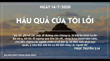 HẬU QUẢ CỦA TỘI LỖI