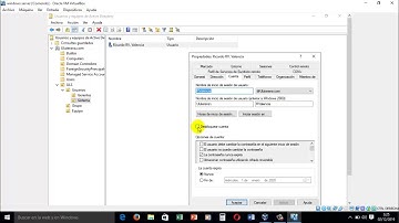 crear usuario y grupo en Windows Server 2012 Active Directory  (VirtualBox)