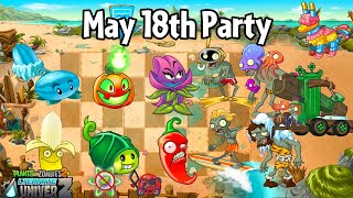 PVZ 2 AltverZ Pinata Party - May 18th - PFless Mowerless