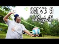 Can't Serve A Volleyball Over the Net? Watch This...