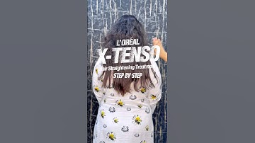 L’Oréal Xtenso Step-by-Step | Complete Smoothening & Rebonding Tutorial #hair #youtubeshorts #shorts