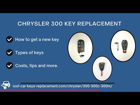Chrysler 300 Key Replacement – How to Get a New Key. Costs, Tips, Types of Keys & More.
