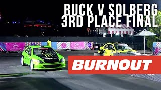 Ken Blocks Gymkhana Buck V Solberg 3Rd Place Final Burnout