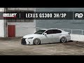 Lexus gs on air lift performance series  flo air ride